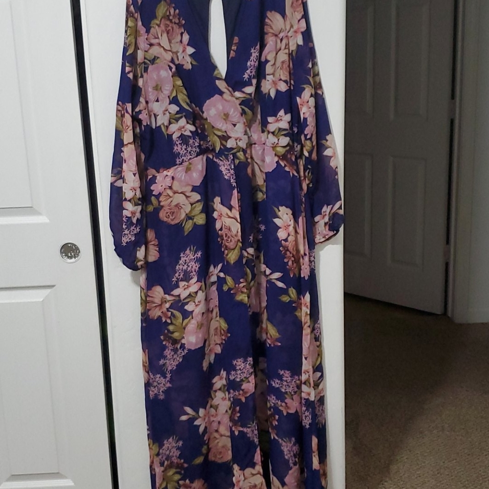 Venus maxi dress with shorts attached jumpsuit